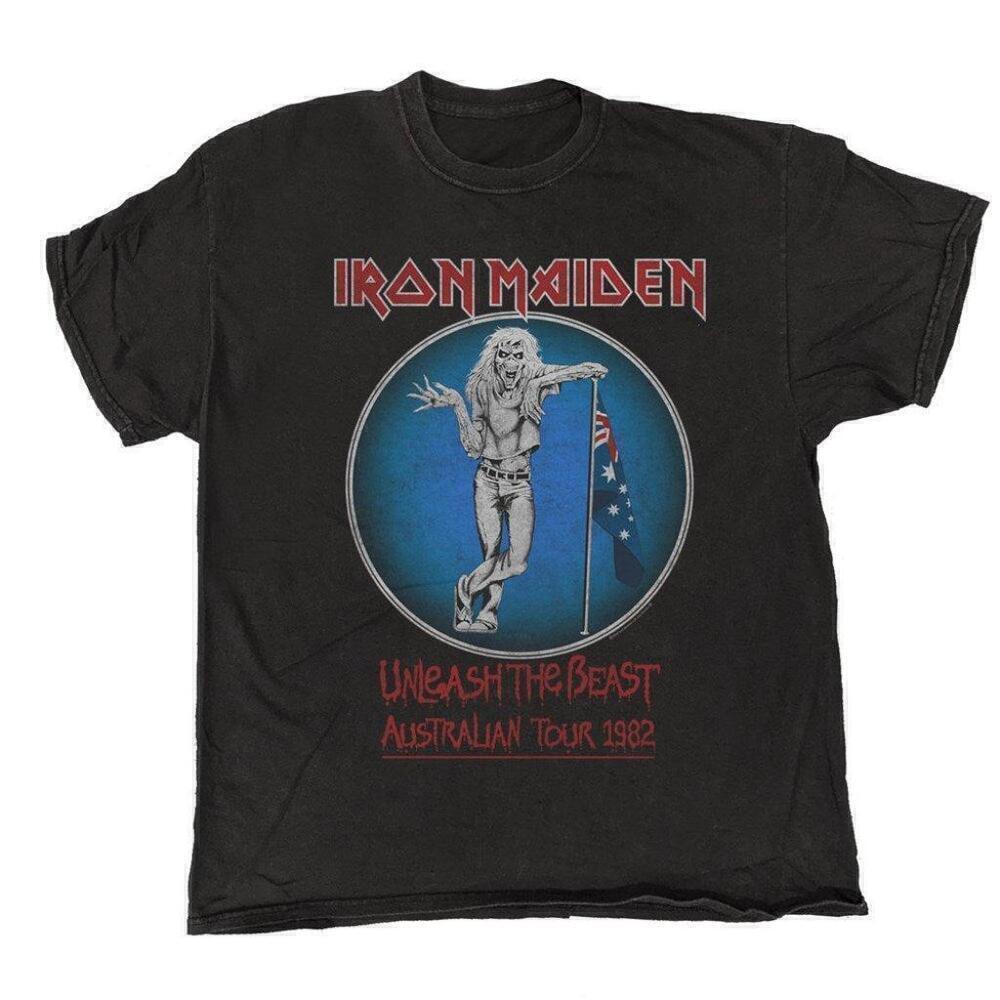 Iron Maiden Heavy Metal Tour Style Band Fan Unisex T-Shirt